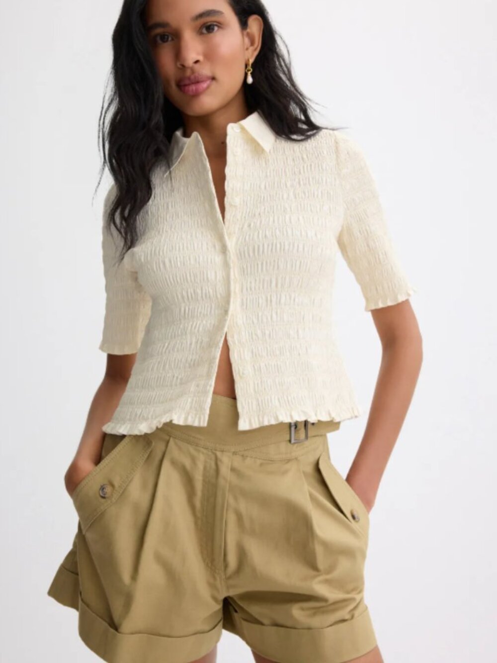 RTR-118 Veronica Beard Silvana Top